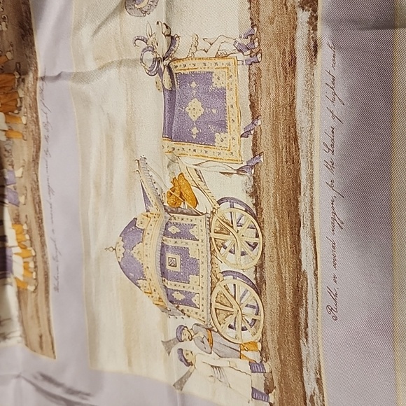 Burberry Silk Scarf NWOT - Picture 7 of 10